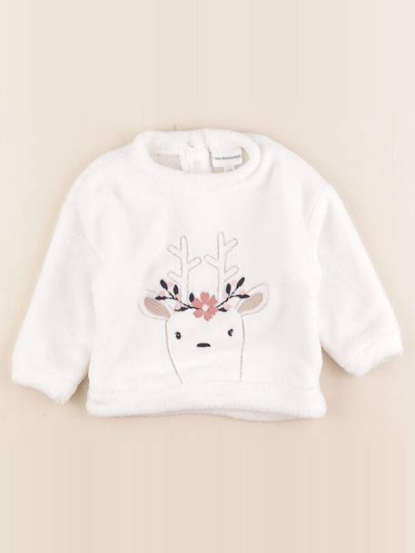Pull - 12 mois Blanc 1 - vertbaudet enfant 