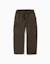 Pantalon baggy en sergé avec poches cargo Vert foncé 1 - vertbaudet enfant 
