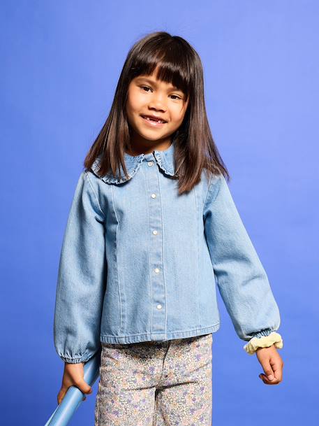 Chemise manches longues fille double stone 3 - vertbaudet enfant 