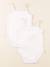 Lot de 2 bodies en coton - 6 mois Blanc 1 - vertbaudet enfant 