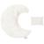 Bouillotte lune aux graines de colza en gaze de coton et bambou Écru 5 - vertbaudet enfant 