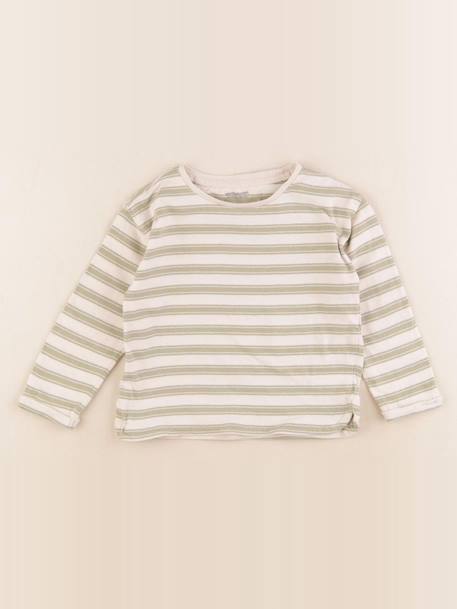Tee-shirt - 24 mois Blanc, vert 1 - vertbaudet enfant 