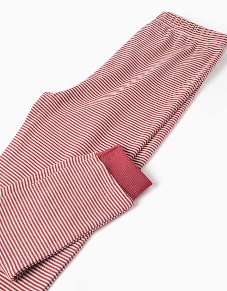 Pyjama à manches courtes en coton avec masque rembourré Rouge foncé 3 - vertbaudet enfant 