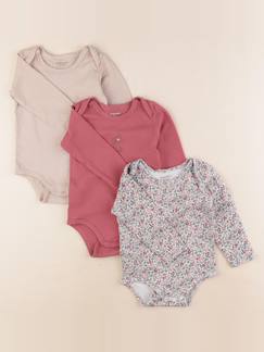 Lot de 3 bodies en coton - 24 mois  - vertbaudet enfant