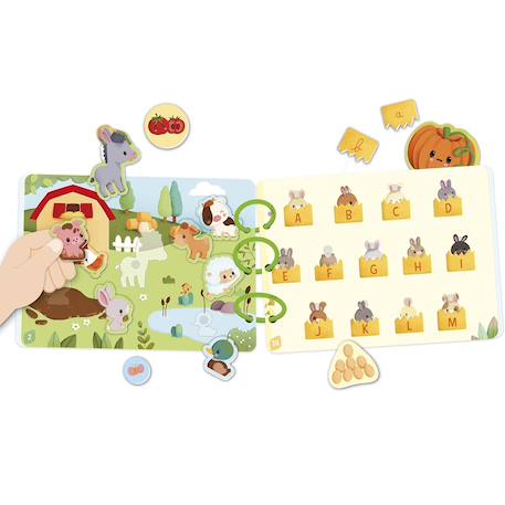 Livre d?activités busy book thème ferme Multicolore 3 - vertbaudet enfant 