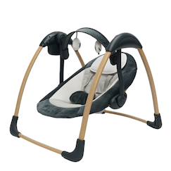 -Balancelle bébé dolphy portable avec arche de jeu