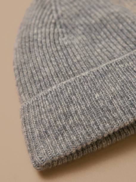 Bonnet en laine mérinos enfant Brun chine+Cerise+Gris chine 6 - vertbaudet enfant 