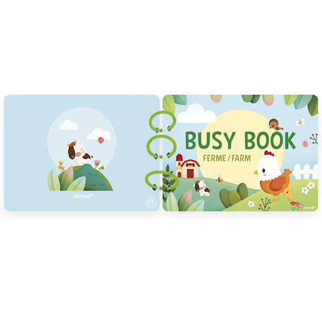 Livre d?activités busy book thème ferme Multicolore 6 - vertbaudet enfant 