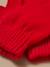 Gants en laine mérinos enfant Brun chine+Cerise 4 - vertbaudet enfant 