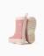 Bottes de pluie avec imprimé fleuri Rose 3 - vertbaudet enfant 