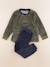 Pyjama velours - 4 ans Bleu, vert 1 - vertbaudet enfant 