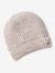 Ensemble fille tricot bonnet, snood et gants beige 2 - vertbaudet enfant 