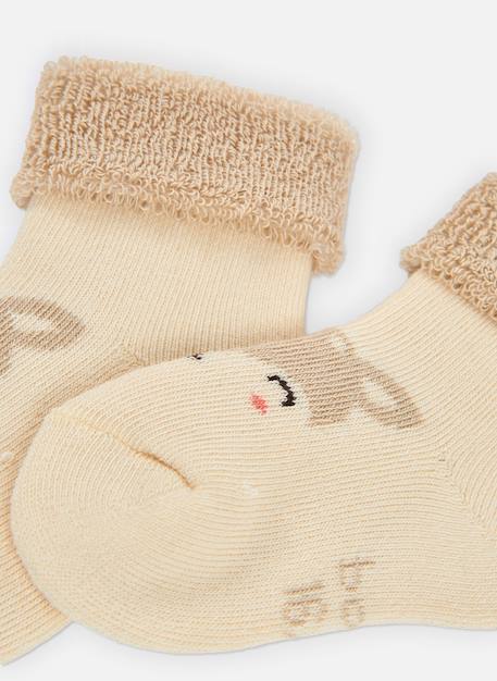 Lot chaussettes bébé imprimé animal Blanc 3 - vertbaudet enfant 