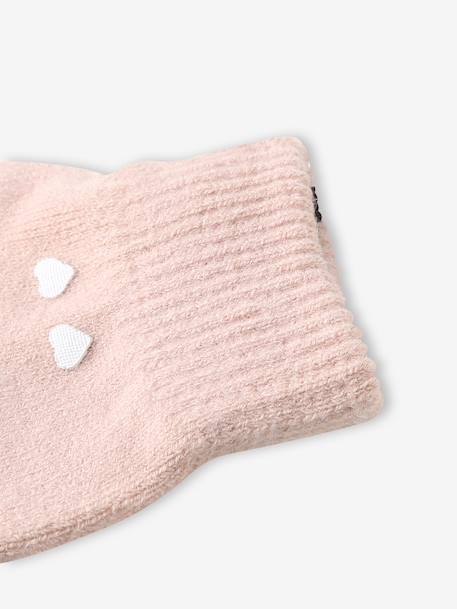 Lot 2 paires de gants magiques fille beige chiné+marine 3 - vertbaudet enfant 