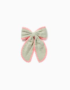 Barrette à cheveux avec nœud et galon ric rac  - vertbaudet enfant