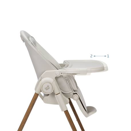 Chaise haute bébé ava plus Elegance beige+Elegance graphite 5 - vertbaudet enfant 