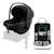 Coque bébé Kinderkraft I-LITE siège auto i-size r129 40-87 cm coussin ergo pad respirant Beige+Gris+Noir 13 - vertbaudet enfant 