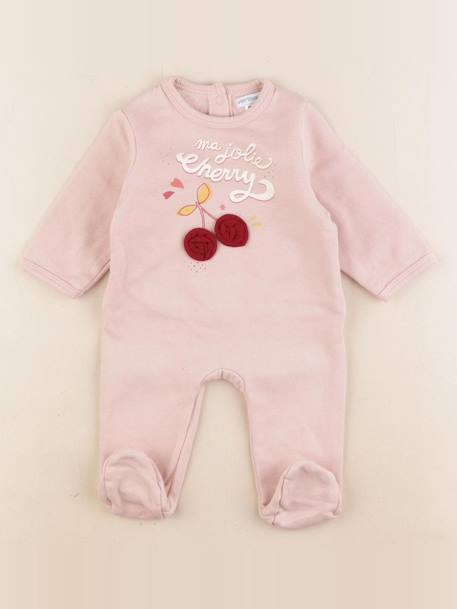 Pyjama coton - 3 mois Rose 1 - vertbaudet enfant 