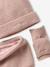 Ensemble bonnet, snood et mitaines beige poudré 6 - vertbaudet enfant 