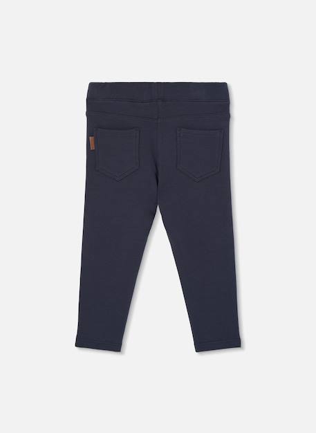Pantalon fille en molleton Gris 2 - vertbaudet enfant 