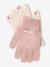 Lot 2 paires de gants magiques fille beige chiné+marine 2 - vertbaudet enfant 