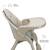 Chaise haute bebe pliante avec ceinture 5 points Beige+Grey 3 - vertbaudet enfant 