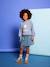 Sweat fille col rond manches longues bleu chambray+gris chiné 7 - vertbaudet enfant 