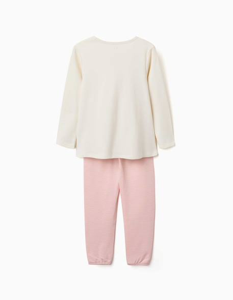 Pyjama à manches longues en coton avec masque rembourré Blanc 2 - vertbaudet enfant 