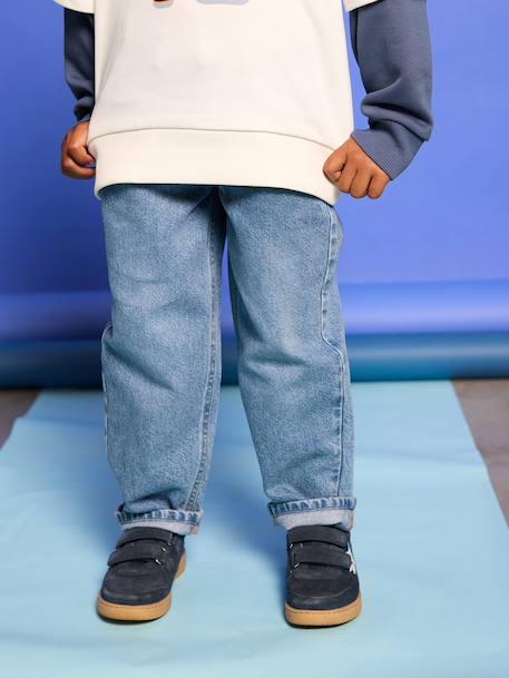 Pantalon battle garçon en denim double stone 2 - vertbaudet enfant 