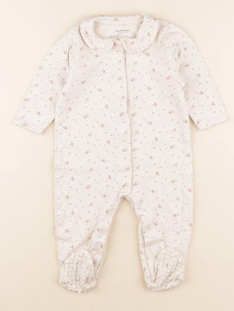 Pyjama coton - 12 mois Beige 1 - vertbaudet enfant 