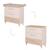 Commode à langer étroite en bois 'sidney' avec tiroirs - beige / décor chêne Beige / décor chêne 3 - vertbaudet enfant 