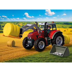 Jouet-Jeux d'imagination-Tracteur fourche à paille 72305