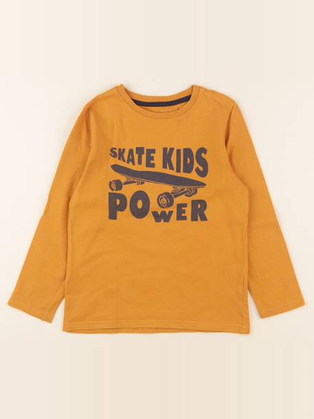 Tee-shirt - 8 ans Orange 1 - vertbaudet enfant 