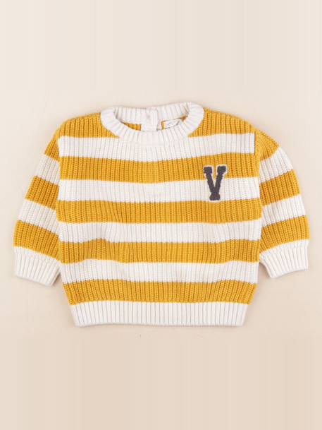 Pull - 24 mois Blanc, jaune 1 - vertbaudet enfant 