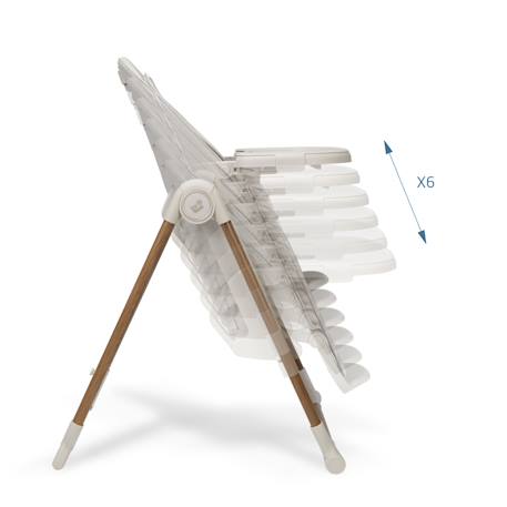 Chaise haute bébé ava plus Elegance beige+Elegance graphite 2 - vertbaudet enfant 