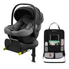 Puériculture-Siège-auto-Nacelle 0/Coque 0+ (de 0 à 13 kg)-Siège auto kinderkraft i-lite avec base endura safe fx i-size isofix pivotante 90° coque naissance