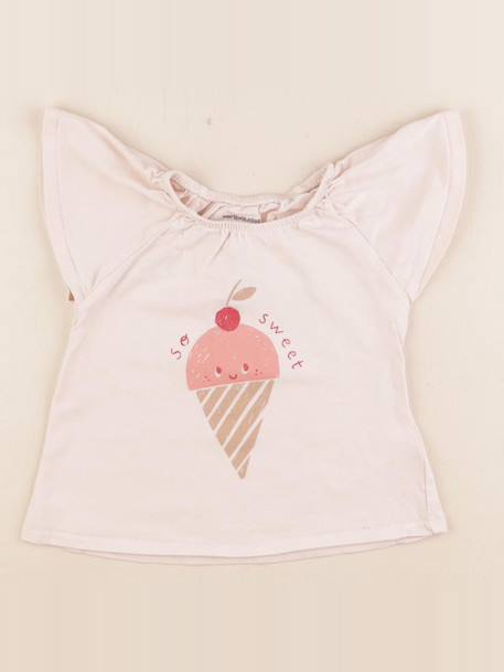 Tee-shirt - 18 mois Rose 1 - vertbaudet enfant 