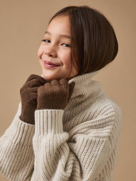 Fille-Accessoires-Gants en laine mérinos enfant