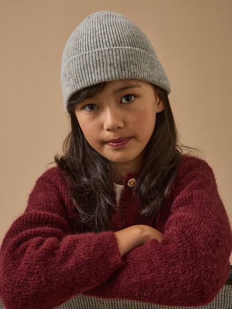 Garçon-Accessoires-Bonnet en laine mérinos enfant