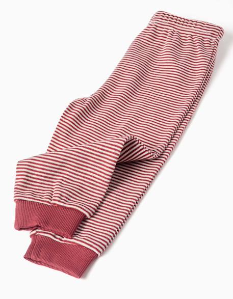 Pyjama à manches longues en coton avec voitures de course Rouge foncé 4 - vertbaudet enfant 