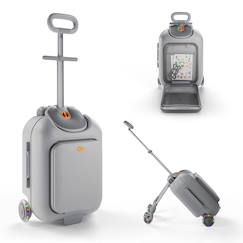 -Valise 2 en 1 Kinderkraft CABBY enfant cabine 20l avec siège confortable 4 roues blocage poignée réglable