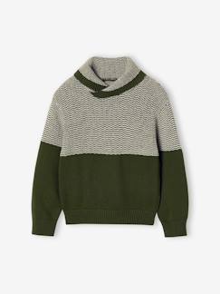 Pull col snood garçon  - vertbaudet enfant