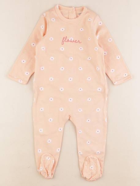 Pyjama coton - 12 mois Orange 1 - vertbaudet enfant 