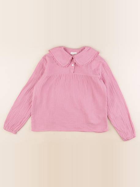 Blouse - 9 ans Rose 1 - vertbaudet enfant 