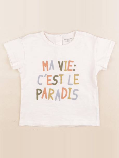 Tee-shirt - 24 mois Beige 1 - vertbaudet enfant 