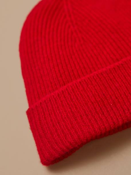 Bonnet en laine mérinos enfant Brun chine+Cerise+Gris chine 4 - vertbaudet enfant 