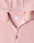 Sweat zippé en molleton avec capuche et doublure en coton peigné Blanc+Rose clair 7 - vertbaudet enfant 