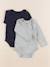 Lot de 2 bodies en coton - 12 mois Bleu, vert 1 - vertbaudet enfant 