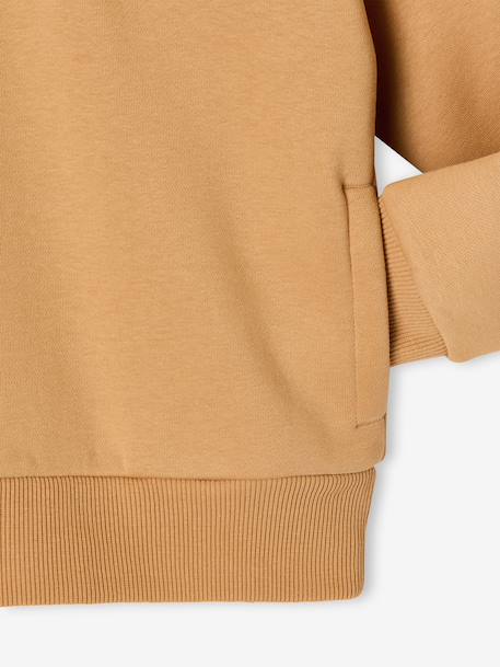 Sweat col camionneur garçon bleu canard+jaune 7 - vertbaudet enfant 