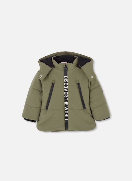 Garçon-Manteau-Blouson, parka-Parka tissu technique garçon avec capuche